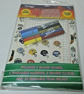 Rare Vintage NFL Board Game 4 Pack by Lanir Trading Co. 4 Different Games, New  - Foto 1 di 10