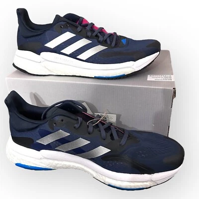 Adidas Solar Boost 4 M Running Shoes Navy Sneaker Style GX3036 Size Mens 10 - Image 1 of 4