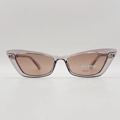 Gafas de sol Guess para mujer cuadradas púrpuras transparentes afiladas ojo de gato mod. GU 8229 NUEVO Foto 1 de 4