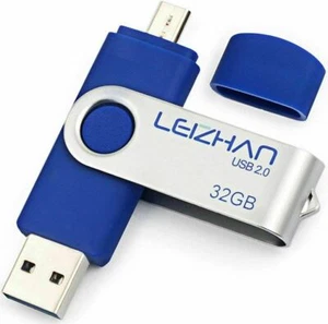 Clé USB 32 GO 2 en 1 Micro Usb Dual Drive Pour Android Smartphones Tablette PCs. - Photo 1/6