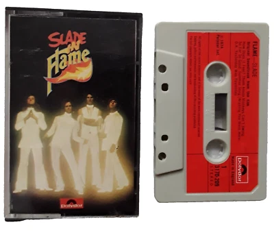 Slade In Flame :- Soundtrack From The Film Flame Cassette Tape Album - Image 1 of 2