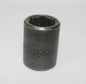 Blackhawk USA 3/4" 6 Point 1/2" Drive Shallow Impact Socket UW-1624 - Picture 1 of 6