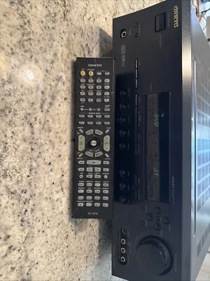 Onkyo TX SR502 6.1 Channel Surround Sound Receiver w/Remote Control Bundle - Image 1 of 4