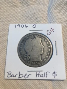 HALF DOLLAR - 1906 O Barber Half Dollar SILVER - Picture 1 of 5