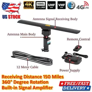 Antena de TV Amplificada Exterior HDTV 360° Omnidireccional Digital HD 1080P 4K - Imagen 1 de 16
