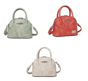 Hi Di Hi Hand-Tasche Schulter-Tasche 23 x 19 x 10 Marina orange rot mint beige - Picture 1 of 7