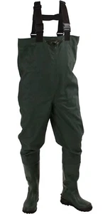 Frogg Toggs Cascades 2 Ply Cleated Waders, Green Size 10- 2715243 NITB Fishing - Picture 1 of 10