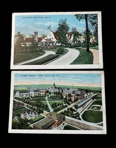 Vintage EC Kroop Color Postcards Atlanta Georgia Locations Set of 2 Unused - Picture 1 of 6