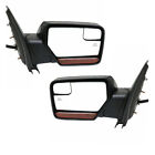 For 12-14 Expedition/Navigator Mirror Power Heat w/Signal & Puddle Lamp Set Pair