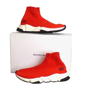 BALENCIAGA - Zapatillas de velocidad rojas, talla 44 - Imagen 1 de 5