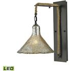 ELK Lighting 10436/1SCN-LED Hand Formed Glass Wall Sconce Oil Rubbed Bronze
