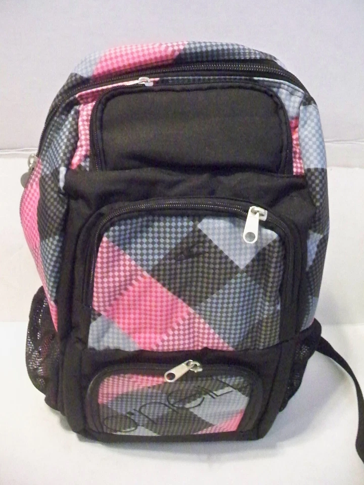 MUJER NIÑA O'NEILL A CUADROS MULTI IMPRESIÓN MOCHILA ESCOLAR BOLSO DE DÍA NUEVO $48 Foto 1 de 1