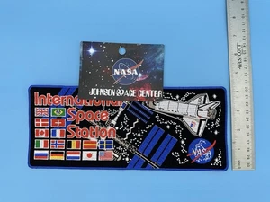 NASA International Space Station Patch Embroider Patch NEW Johnson Space Center - Picture 1 of 4