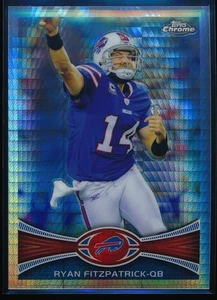 2012 Topps Chrome Ryan Fitzpatrick #139 Prism Refractor #'d 28/216 - Picture 1 of 2