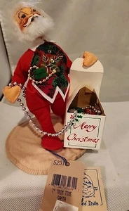 BAMBOLE ANNALEE 7" TAGLIA L'ALBERO BABBO NATALE #5231  - Foto 1 di 5