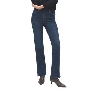 Favorite Daughter Valentina Shortie Petite Super High Rise Boot Jeans Size 28 - Picture 1 of 12