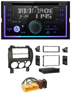 JVC MP3 USB 2DIN DAB Bluetooth CD Autoradio für Mazda 2 (ab 2007) - Bild 1 von 8