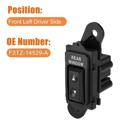 Interruptor de puerta de ventana eléctrica trasera para Ford Bronco F2TZ-14529-A 1992-1996 Foto 1 de 4