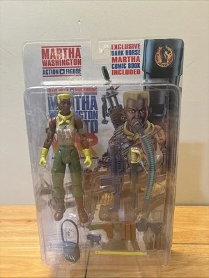 "Figura de acción Martha Washington Dark Horse 6"" edición coleccionista #0223 con cómic" Foto 1 de 4
