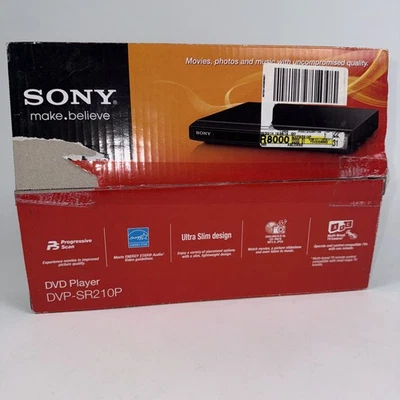 Sony Progressive Scan CD and DVD Player  | DVP-SR210P - Image 1 of 4