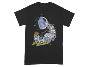 Camiseta Wars Santa Navidad, Camiseta Holiday Reindeer Estrella de la Muerte Espacio - Imagen 1 de 4