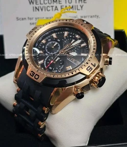 Invicta - SEA SPIDER - Cronógrafo Negro/Oro Rosa 1/10º seg - Reloj Hombre  - Imagen 1 de 19