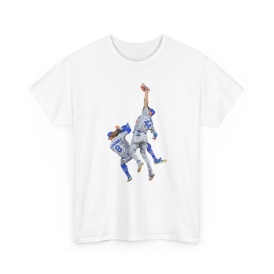 Andy Pages Catch - Dodgers World Series - Game 7 Saving The Catch T-Shirt - Image 1 of 1