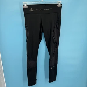 Adidas Stella McCartney Leggings Womens S Mesh Panel Athleisure Yoga Gym - Picture 1 of 7