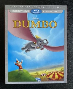 DUMBO 75th Anniversary Blu-Ray + DVD Disney NEW! - Picture 1 of 2