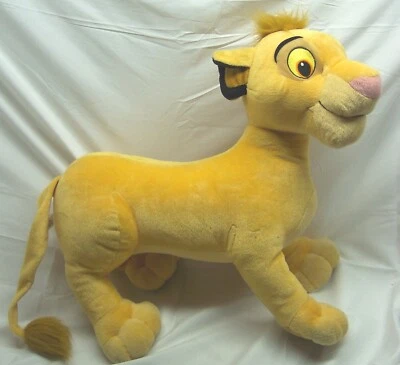 Hasbro 2002 Disney The Lion King JUMBO SIMBA LION 18" Plush STUFFED ANIMAL Toy - Image 1 of 4