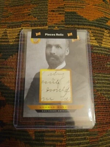 GEORGE DAYTON Pieces of the Past FOUNDERS Relic 2023 #50 HANDWRITTEN Target - Picture 1 of 3