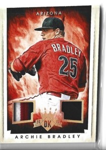 2015 Diamond Kings Archie Bradley Dual GU PATCH /10