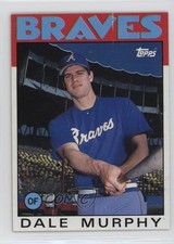 1986 Topps Wax Box Bottom Dale Murphy #M