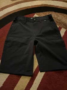 Hurley Shorts Boys 12 Navy Blue Nike Dri-Fit Walk Shorts Stretch - Picture 1 of 4