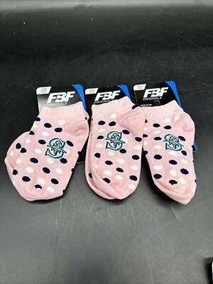 3 PAIR MLB Seattle Mariners Baseball Socks Size Child 8-13 NEW - Image 1 of 3