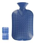 Wrmflasche Kunststoff Glatte Ausfhrung 2 Liter Blau Fashy 6420-54
