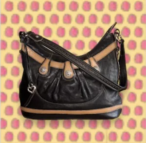 Wunderschöne Brighton Zip Top Hobo Style Saddle Bag Schultertasche Handtasche Boho Y2K - Bild 1 von 24