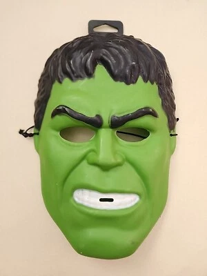 Incredible Hulk Marvel Avengers Endgame Verde Negro Niño Máscara Disfraz Foto 1 de 4