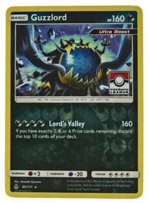 Guzzlord 80/131 Reverse Holo League Promo Forbidden Light NM+ w/eBay Shipping - Image 1 of 3