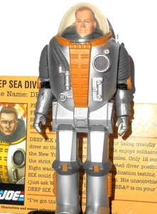 GI joe 25th anniversary DEEP SIX 2008 v7 silver variant complete shark pilot - Picture 1 of 3