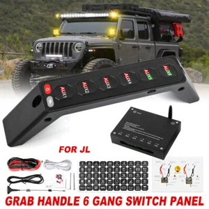 Fit 2018-2023 Jeep Wrangler JL Gladiator Grab Handle 6 Gang Switch Panel COLIGHT - Picture 1 of 10