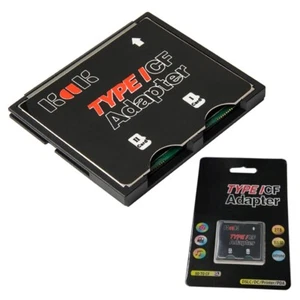 High Speed Dual SDXC TF to CF Adapter Portable Card Reader for Camera PC - Picture 1 of 7