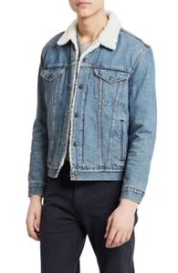 Levi's® Premium VINTAGE ENTSPANNTE PASSFORM SHERPA TRUCKER JACKE Größe Small 79129001 - Bild 1 von 1
