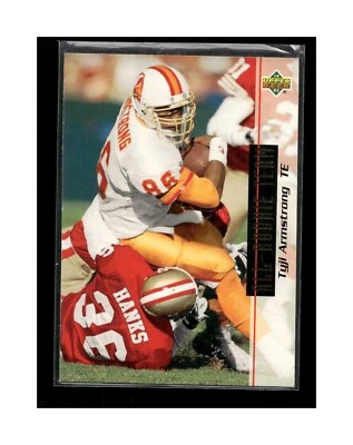 1993 Upper Deck #37 Tyji Armstrong Tampa Bay Buccaneers Football Card - Image 1 of 2