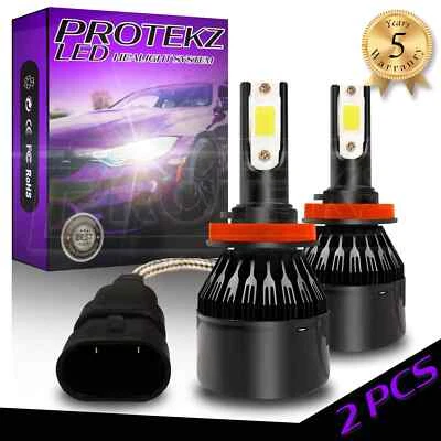 Dos kits de faros LED 4 bombillas 9006 HB4 + 9005 HB3 Plug&Play turbo ventilador de refrigeración Foto 1 de 4
