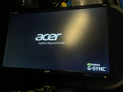 Acer XB240H Gaming Monitor High Definition 144Hz 1ms G-Sync -Tested & Working HD - Image 1 of 4