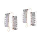  2 Pieces Hair Accessories Small Clips Vintage Banana Miss Women's Comb Fashion
