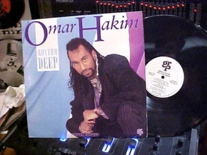 OMAR HAKIM LP Grp 1980's JAZZ SOUL Rhythm Deep FIRST PRESS DJ RADIO PROMO NM - Picture 1 of 5