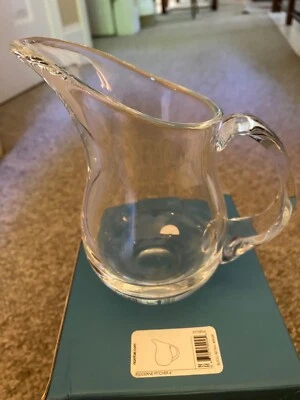 Nambe Clear Glass Small Moderne 6” Pitcher MT0956 NEW In Box - Image 1 of 4
