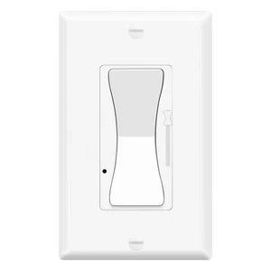 Interruptor de luz atenuadora Decora 3 vías 15A 120V para lámpara LED CFL halógena incandescente - Imagen 1 de 18
